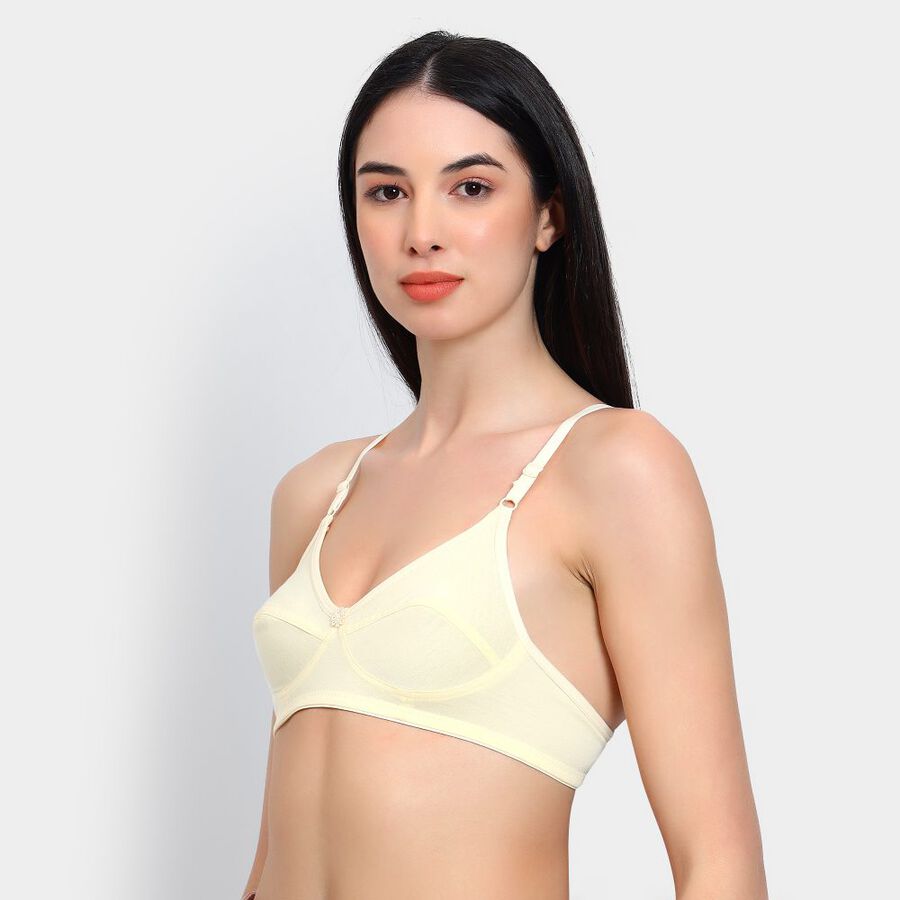 Ladies' Non-Padded Bra, पीला, large image number null